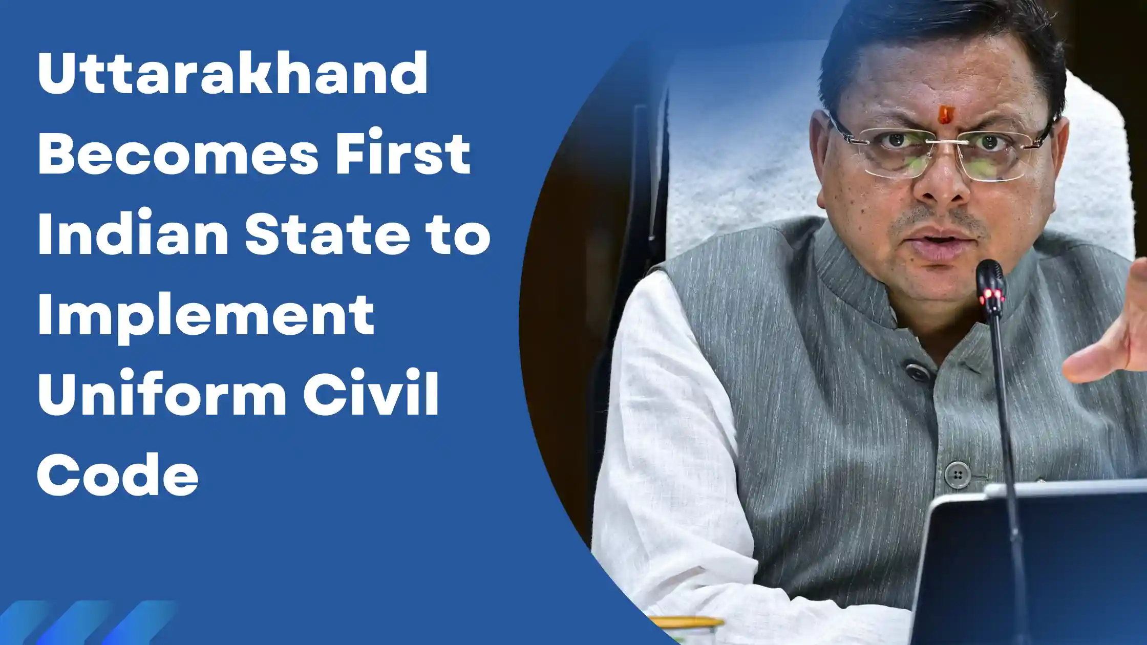 Uttarakhand chief minister Pushkar Singh