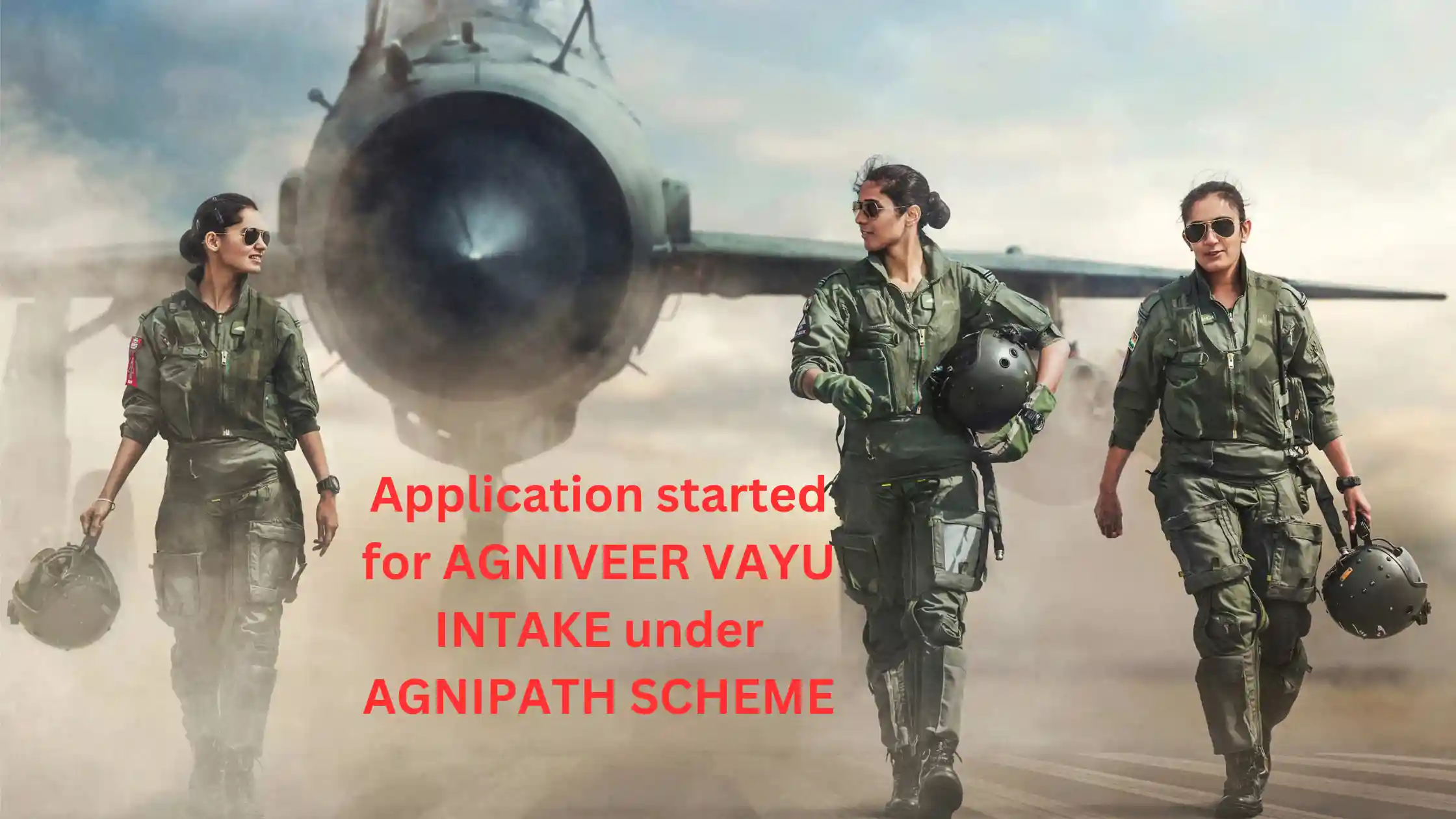 the recruitment Notification for the AGNIVEER VAYU INTAKE under AGNIPATH SCHEME