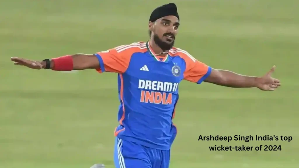 Arshdeep Singh, India's top wicket-taker of 2024