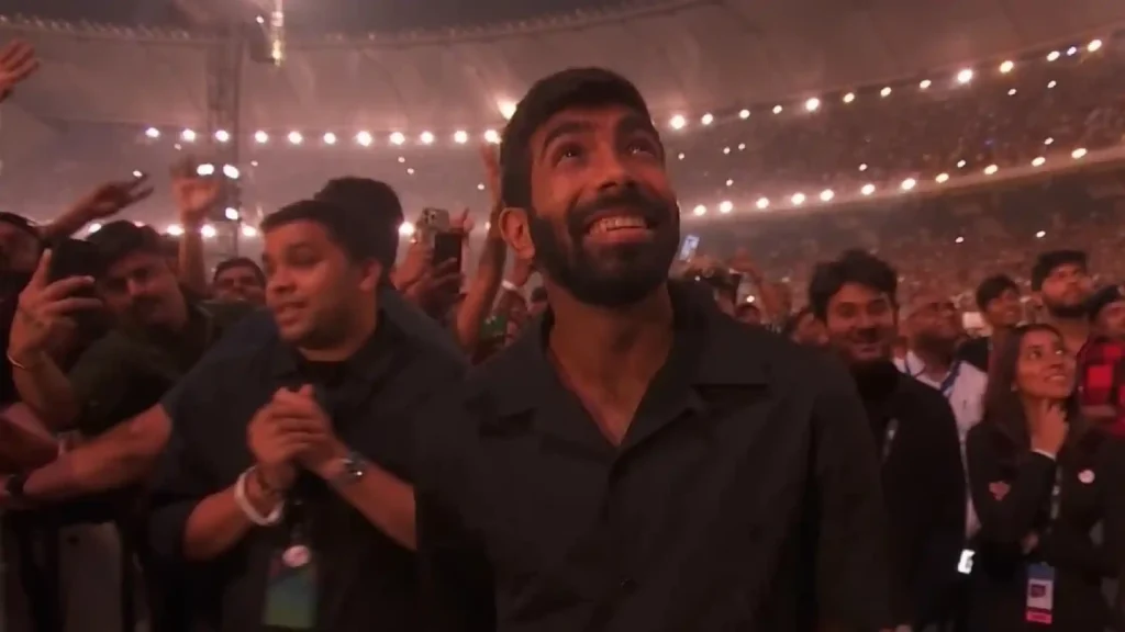 Jasprit Bumrah Attends Coldplay Live in Ahmedabad
