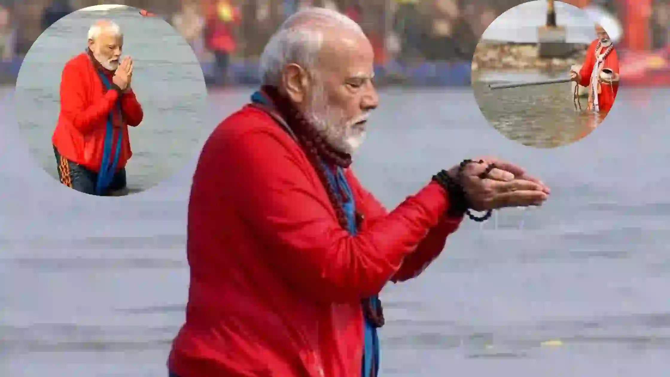 Mahakumbh 2025: PM Modi Takes Holy Dip at Triveni Sangam in Prayagraj Alongside CM Yogi