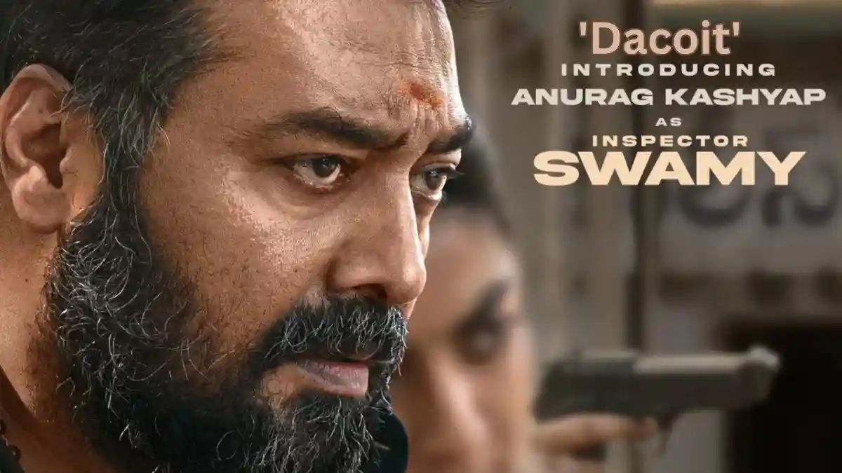 Anurag Kashyap Transforms into Fearless Inspector Swamy in Adivi Sesh's 'Dacoit' – First Look Unveiled!