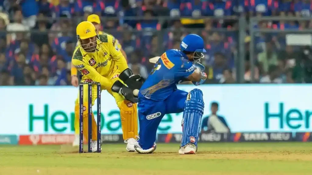 MS Dhoni's Lightning Stumping: Sends Suryakumar Yadav Back in Just 0.12 Seconds!