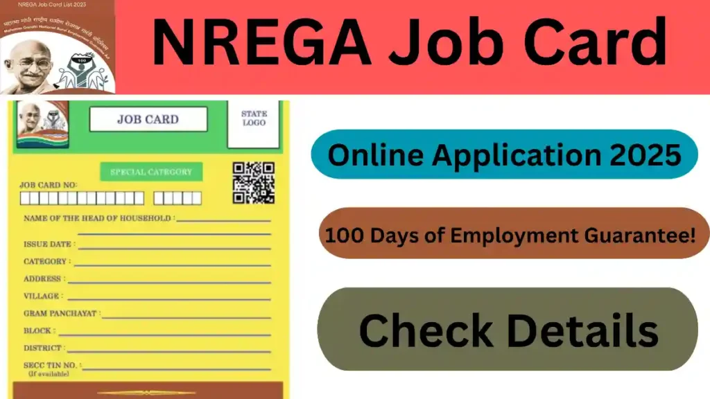 NREGA Job Card Online Application