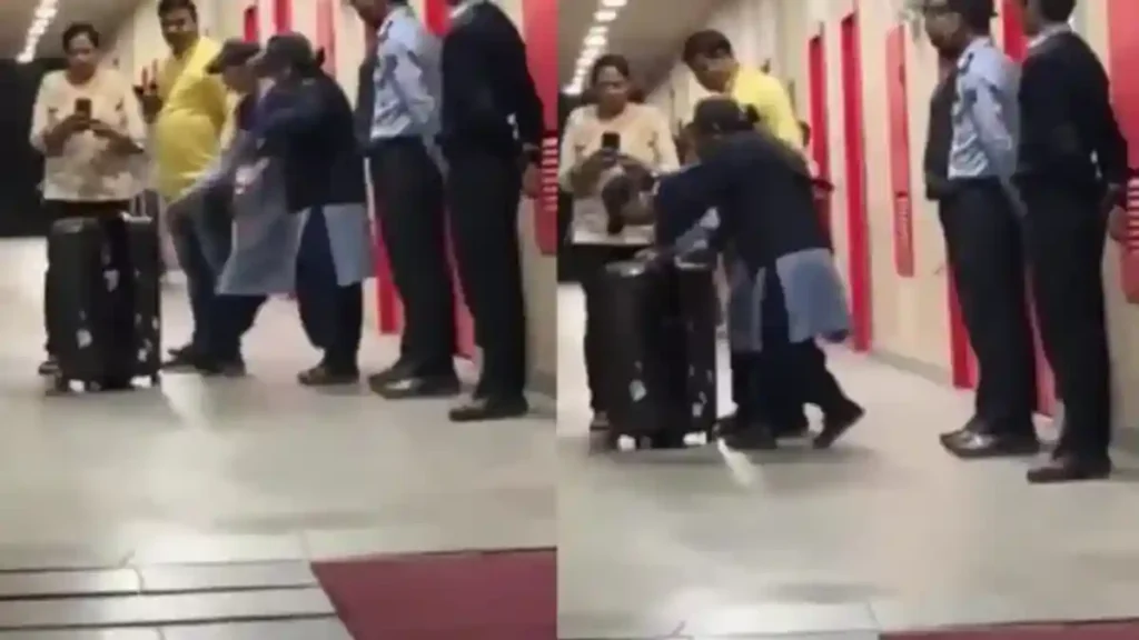 Viral Video: Girlfriend Hidden in Suitcase, Security Guard Uncovers Shocking Truth