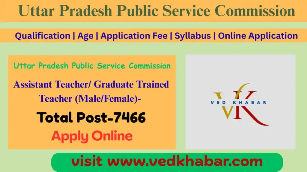 UPPSC Assistant Teacher, Trained Graduate Teacher Recruitment