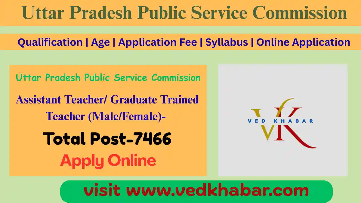 UPPSC Assistant Teacher, Trained Graduate Teacher Recruitment